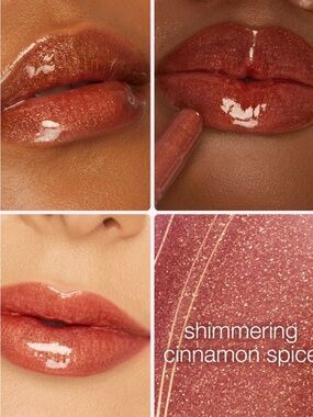 shimmering cinnamon spice lip gloss from TARTE